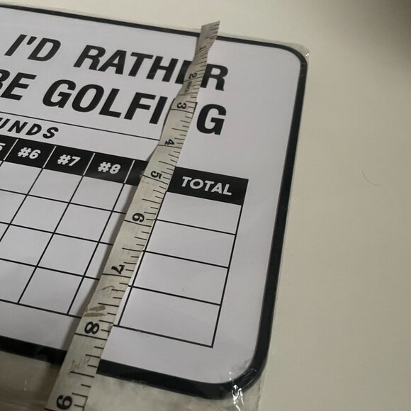 I’d Rather Be Golfing Dry Erase Scoreboard - Picture 9 of 9